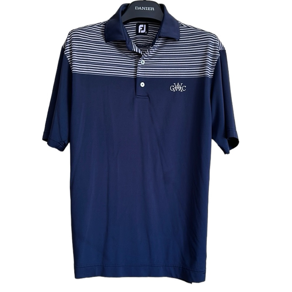 FootJoy mens‎ polo size S-M navy white